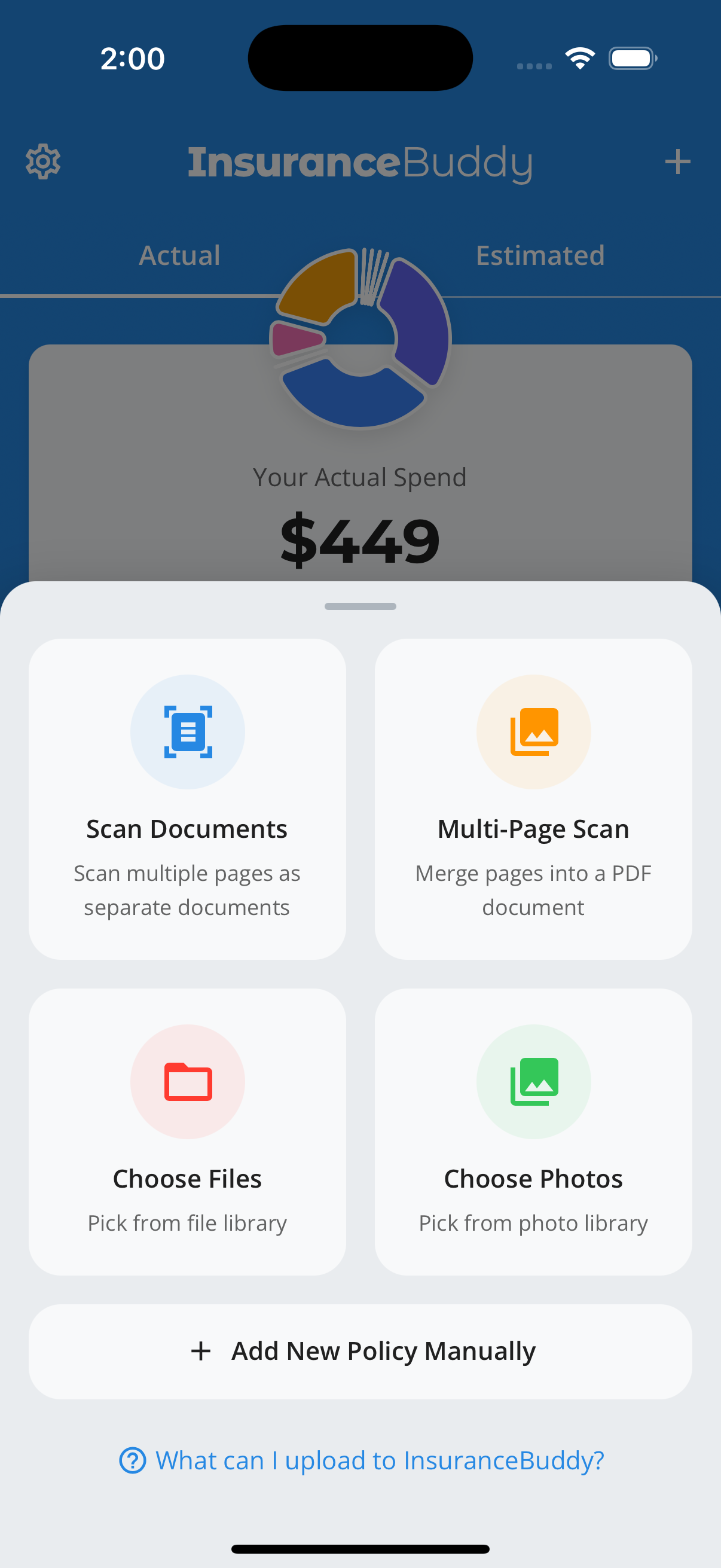 Upload Your Plans screenshot